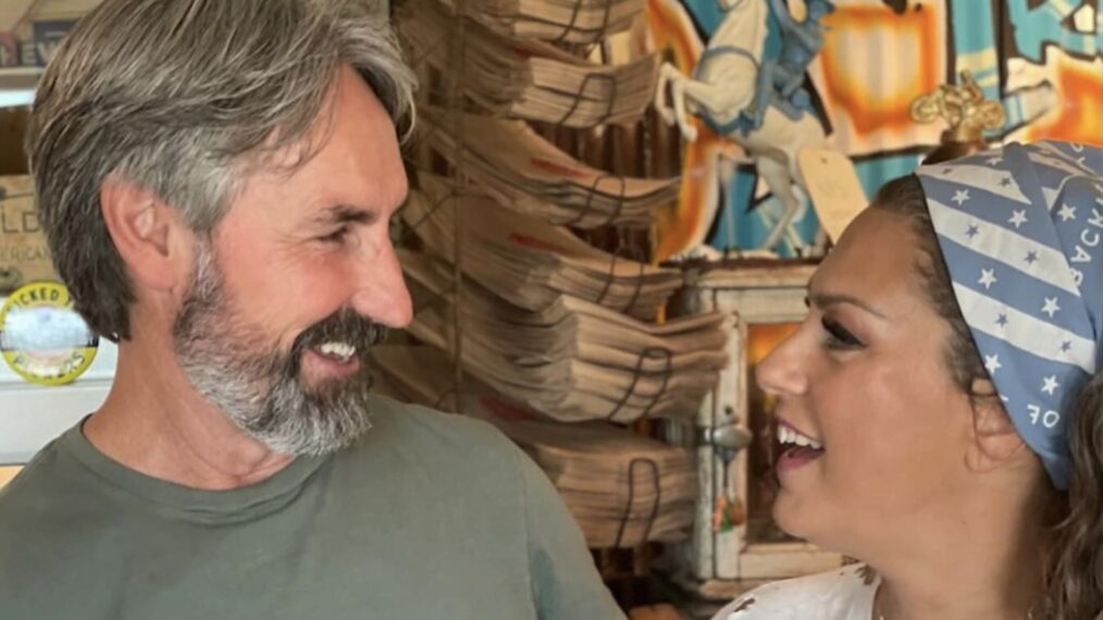Mike Wolfe and Danielle Colby