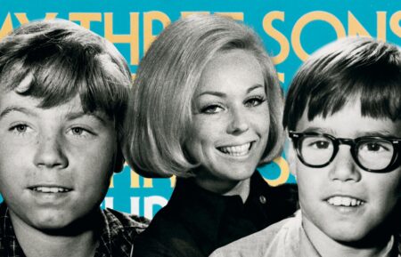 My Three Sons Barry & Stanley Livingston with Tina Cole collage