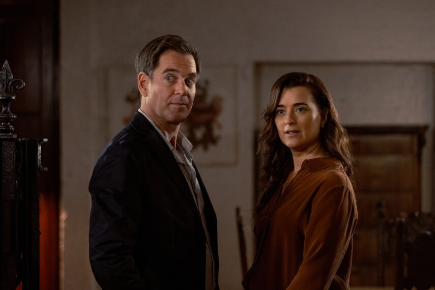 Michael Weatherly and Cote de Pablo in 'NCIS: Tony & Ziva'