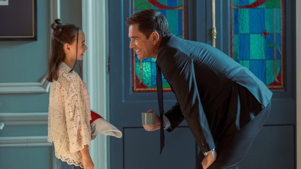 Isla Gie as Tali and Michael Weatherly as Tony Dinozzo — 'NCIS: Tony & Ziva'