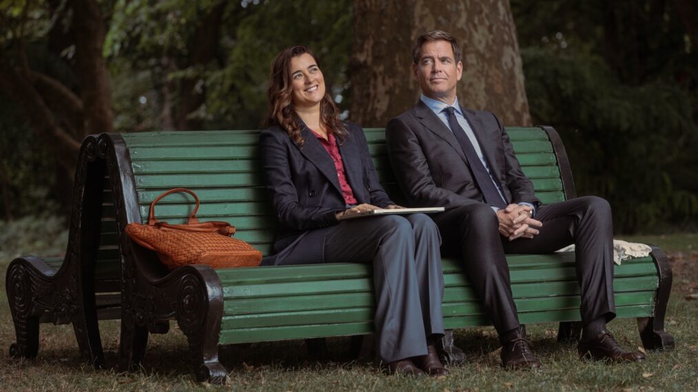 Cote De Pablo as Ziva David and Michael Weatherly as Tony Dinozzo — 'NCIS: Tony & Ziva'