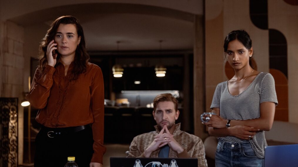 Cote De Pablo as Ziva David, Max Osinski as Boris and Amita Suman as Claudette — 'NCIS: Tony & Ziva'