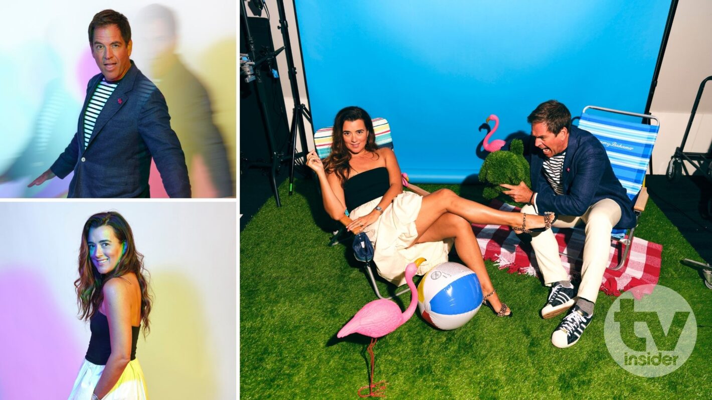 ‘NCIS: Tony & Ziva’ Stars Michael Weatherly & Cote de Pablo Strike a Pose in Our SDCC Studio (PHOTOS)