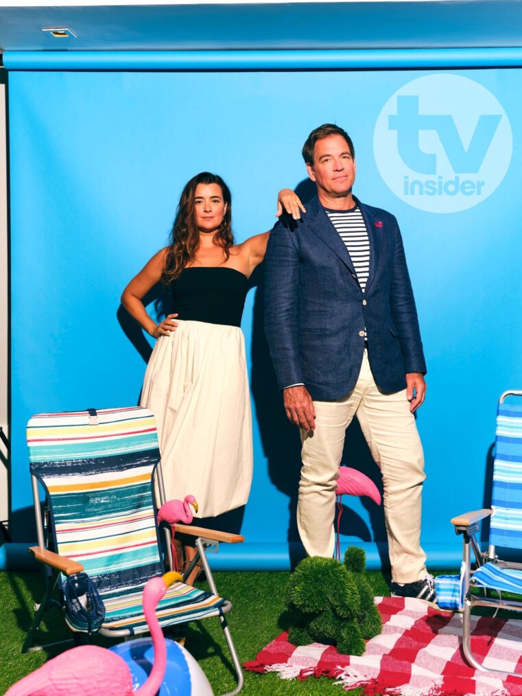 Cote de Pablo and Michael Weatherly — San Diego Comic-Con 2025