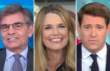 George Stephanopoulos, Savannah Guthrie, Tony Dokoupil