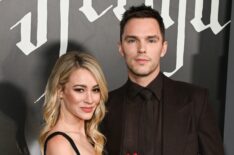 Bryana Holly and Nicholas Hoult attend the Los Angeles premiere of Focus Features' 'Nosferatu'