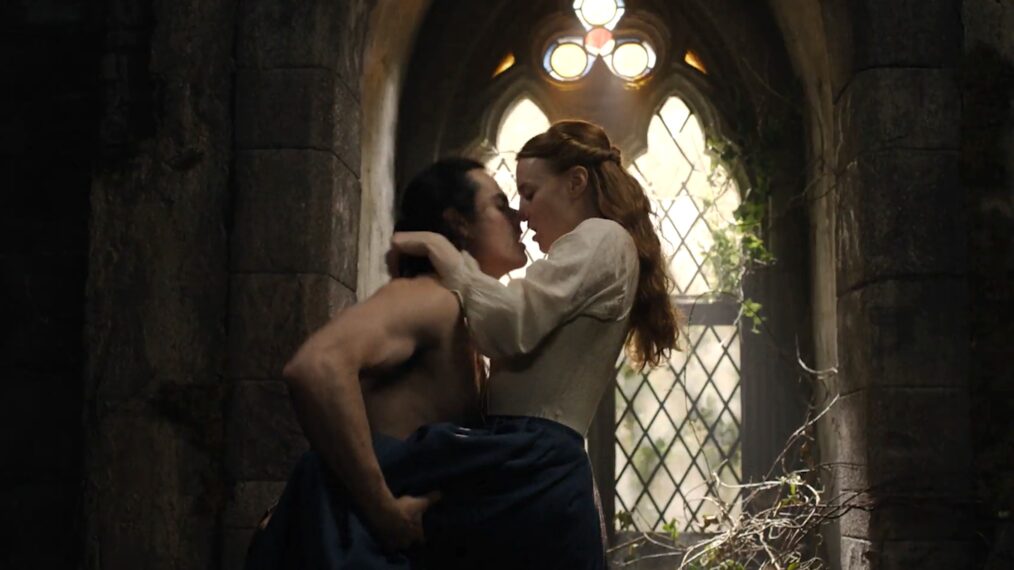 Jamie Roy and Harriet Slater in 'Outlander: Blood of My Blood'