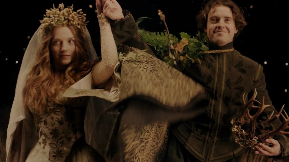 Harriet Slater and Jhon Lumsden in 'Outlander: Blood of My Blood'