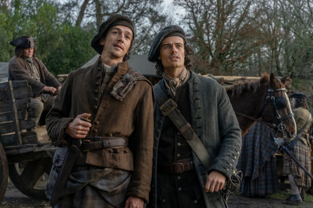 Rory Alexander and Jamie Roy in 'Outlander: Blood of My Blood' Season 1