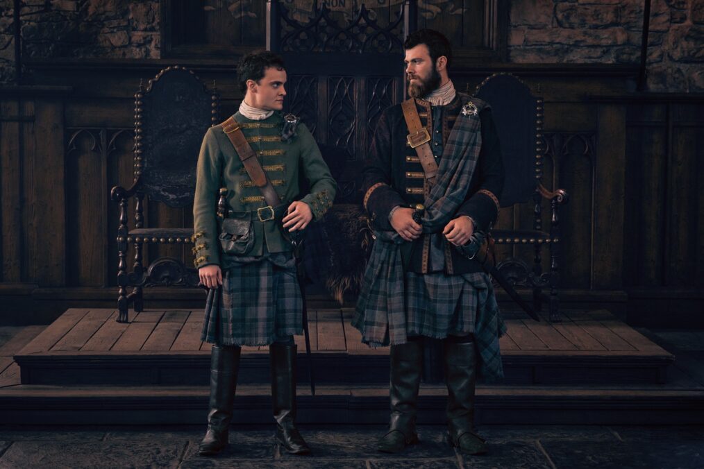 Seamus McLean Ross and Sam Retford in 'Outlander: Blood of My Blood' Season 1