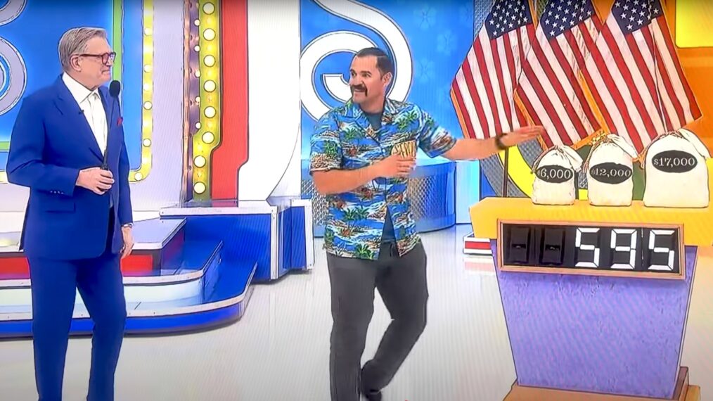 Drew Carey and PIR contestant