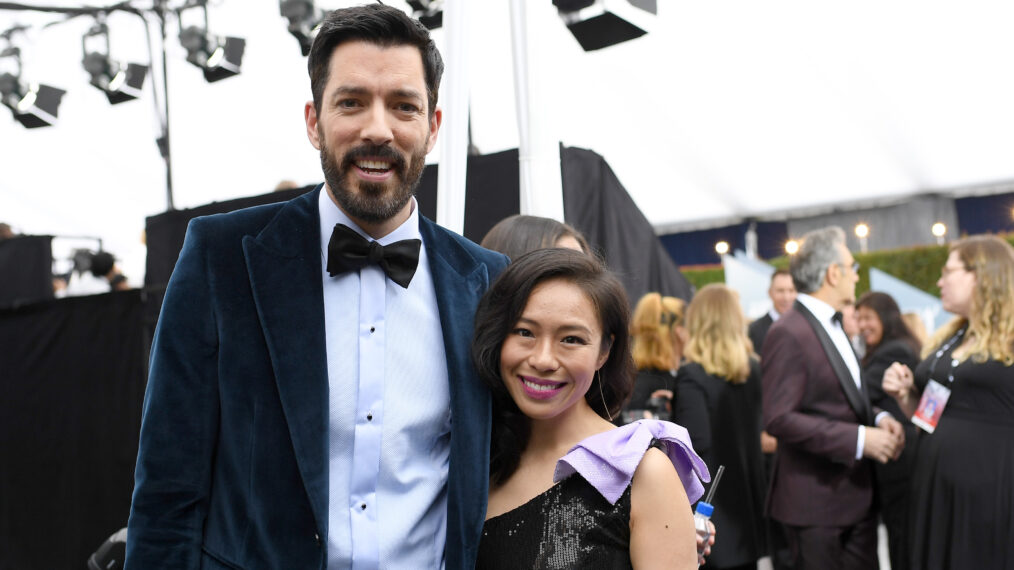 Drew Scott and Linda Phan attend the 26th Annual Screen Actors Guild Awards at The Shrine Auditorium