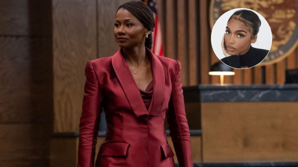 Emayatzy Corinealdi in 'Reasonable Doubt' Season 3; Lori Harvey inset