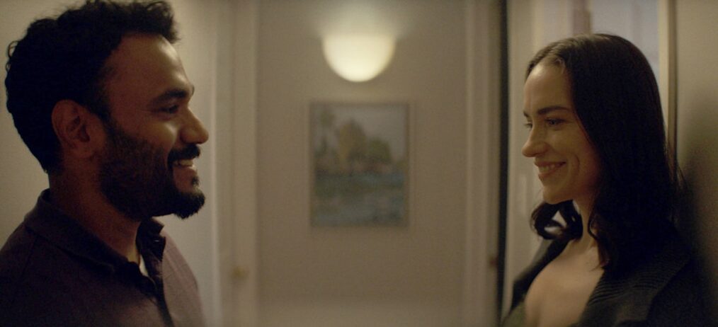 Andy McQueen as Ibrahim Ramin, Melanie Scrofano as Dana Cypress — 'Revival' Season 1 Episode 4 