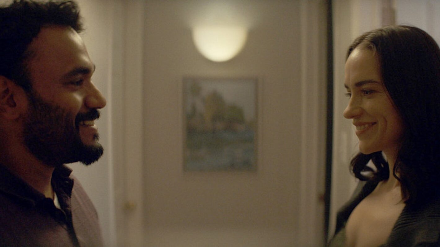 Andy McQueen as Ibrahim Ramin, Melanie Scrofano as Dana Cypress — 'Revival' Season 1 Episode 4