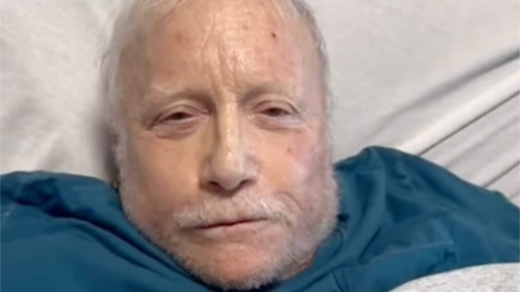 Richard Dreyfuss in hospital bed