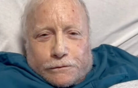 Richard Dreyfuss in hospital bed