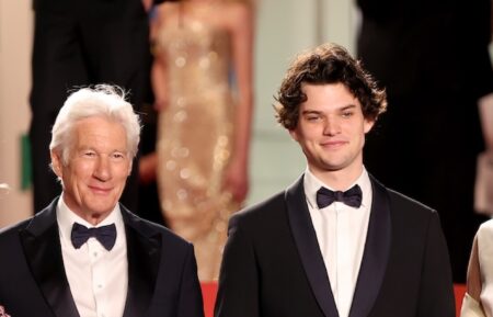 Alejandra Silva, Richard Gere, Homer James Jigme Gere and Uma Thurman attend the 