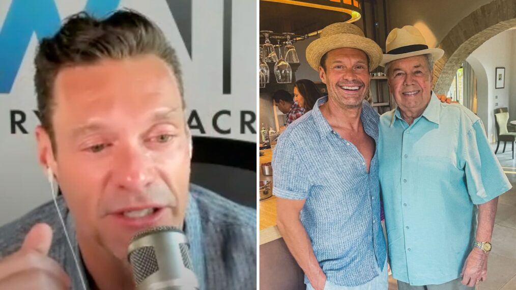 Ryan Seacrest and dad
