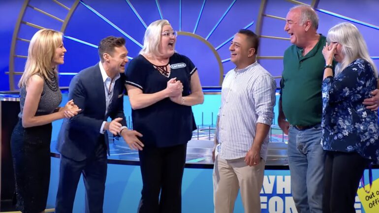 Vanna White and Ryan Seacrest on Wheel