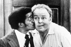 Carroll O'Connor and Sammy Davis Jr. in All In The Family