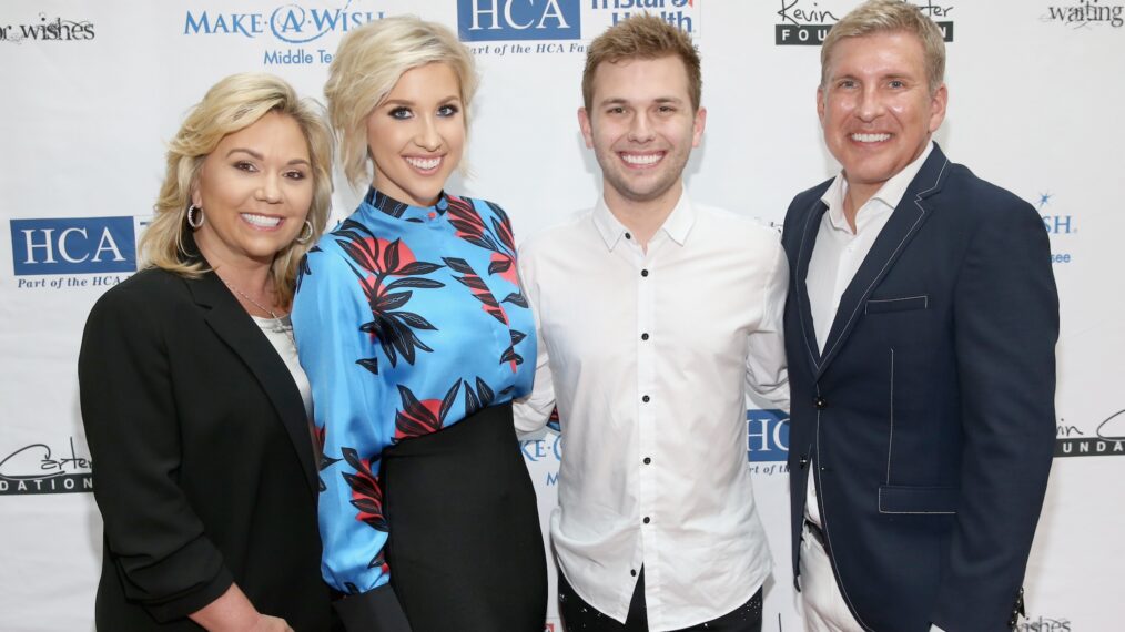 Savannah, julie, Todd, and Chase Chrisley