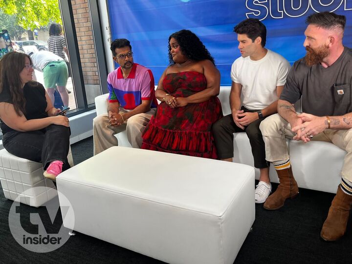 Utkarsh Ambudkar, Danielle Pinnock, Asher Grodman, and Devan Chandler Long from 'Ghosts'