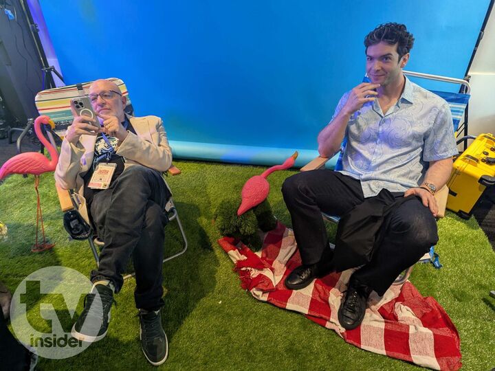 Akiva Goldsman and Ethan Peck