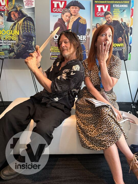 Norman Reedus for The Walking Dead: Daryl Dixon with TV Guide Magazine's Kate Hahn