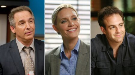 Brian Benben as Sheldon; Kadee Strickland as Charlotte; and Paul Adelstein as Cooper on 'Private Practice'