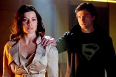 Erica Durance and Tom Welling in Smallville - 'Charade'