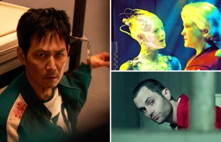 Lee Jung-jae as Seong Gi-hun in 'Squid Game,' Alice Krige as the Borg Queen and Kate Mulgrew in Captain Kathryn Janeway in 'Star Trek: Voyager,' and Penn Badgley as Joe Goldberg in 'You'