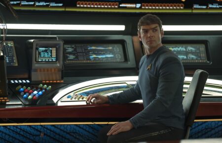 Ethan Peck as Spock — 'Star Trek: Strange New Worlds' Season 3 Episode 1