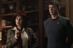 Christina Chong as Laían and Ethan Peck as Spock — 'Star Trek: Strange New Worlds' Season 3 Episode 4