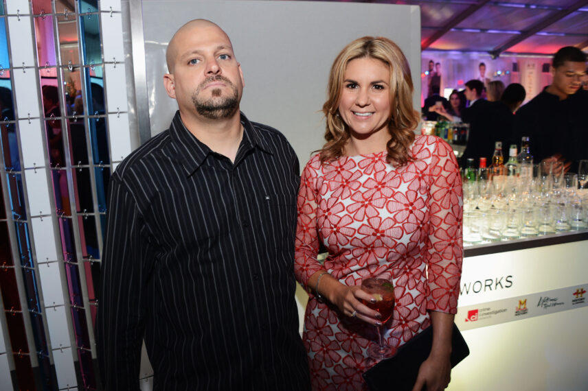 TV Personalities Jarrod Schulz and Brandi Passante attend A&E Networks 2012