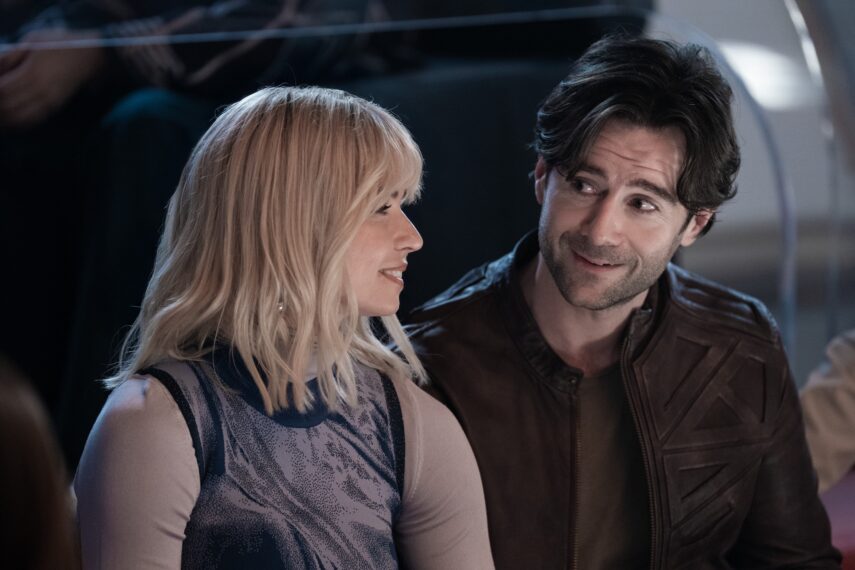 Jess Bush as Chapel and Cillian O'Sullivan as Dr. Roger Korby — 'Star Trek: Strange New Worlds' Season 3 Episode 2 