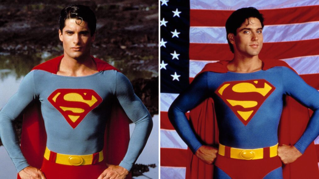 John Newton and Gerard Christopher as Superboy in 'Superboy'