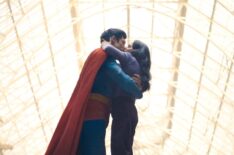 David Corenswet as Superman, Rachel Brosnahan as Lois Lane in Superman