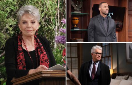 Susan Seaforth Hayes, Lawrence Saint Victor, and Rick Hearst