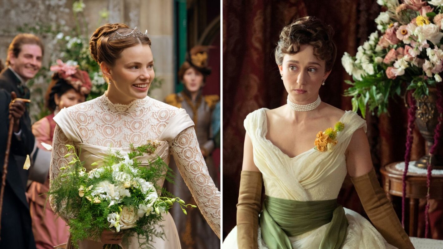 Kristine Froseth in 'The Buccaneers' Season 2; Taissa Farmiga as Gladys in 'The Gilded Age' Season 3