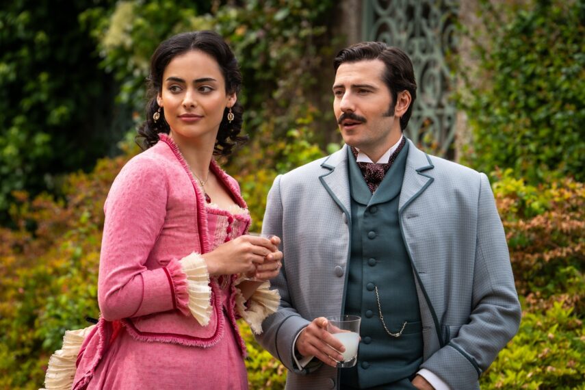Aubri Ibrag and Jacob Ifan in 'The Buccaneers' Season 2