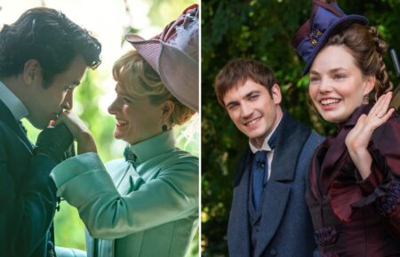 Harry Richardson and Louisa Jacobson on 'The Gilded Age'; Guy Remmers and Kristine Froseth on 'The Buccaneers'