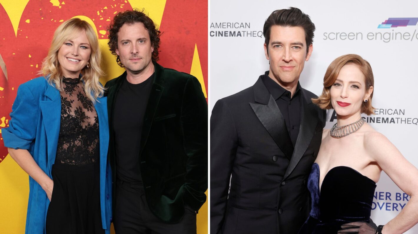 Malin Akerman and Jack Donnelly attend the Los Angeles Premiere Of Paramount Pictures' 