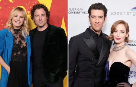 Malin Akerman and Jack Donnelly attend the Los Angeles Premiere Of Paramount Pictures'