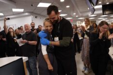 Katherine LaNasa and Noah Wyle — 'The Pitt' Emmy nominations celebration