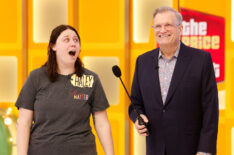 Drew Carey with a contestant in a 2025 episode of 'The Price Is Right'