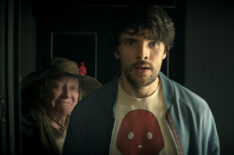 Clare Higgins as Mad Hettie, Colin Morgan as Sexton in 'The Sandman' Season 2 Episode 12 bonus episode, 'The High Cost of Living'