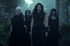 Souad Faress as Crone, Nina Wadia as The Mother, Razane Jammal as Lyta Hall, Dinita Gohil as The Maiden in 'The Sandman' Season 2 Episode 11