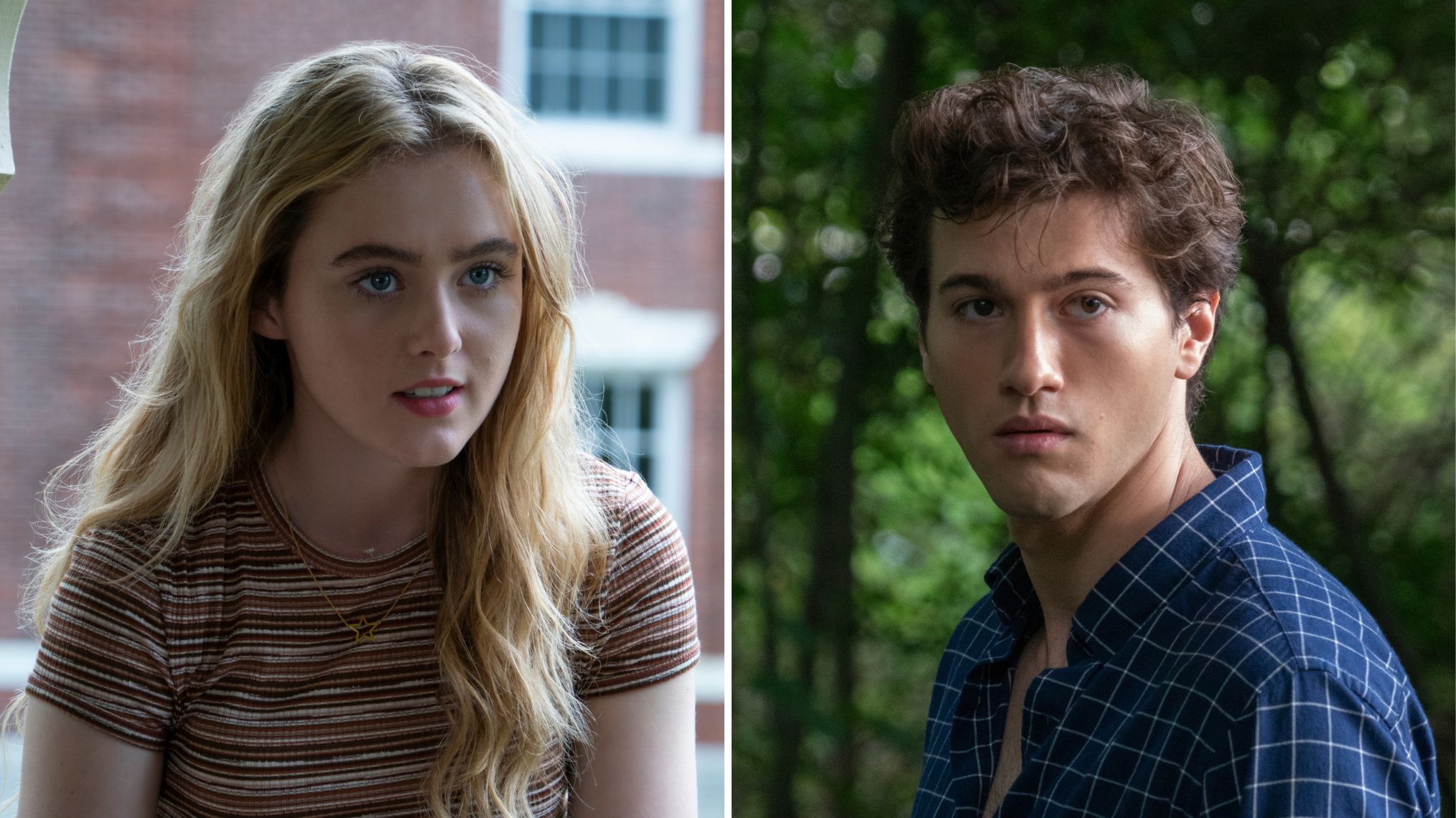 Kathryn Newton and Alex Fitzlan as Allie and Harry in 'The Society'