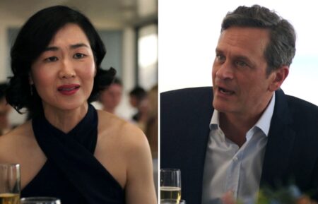 Jackie Chung and Tom Everett Scott in 'The Summer I Turned Pretty' Season 3